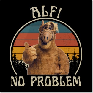 ALF No Problem - Retro 80s TV Posters and Art